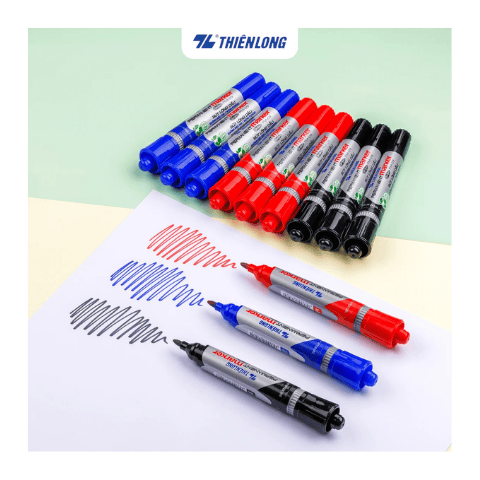 Bút lông dầu PM-09 đỏ Thiên Long