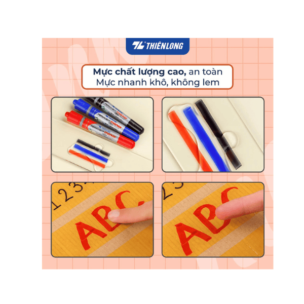 Mực bút lông dầu PMI-01 đỏ