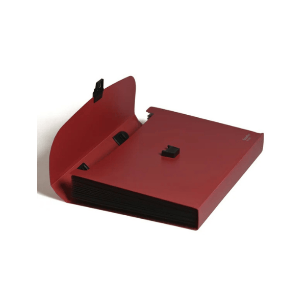 Cặp 12 ngăn FO-EB02 Thiên long đỏ