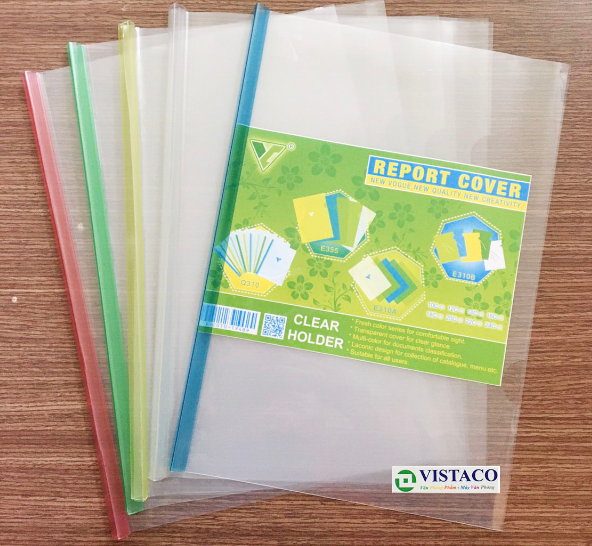 Bìa cây trong Clear Holder Q310 gáy nhỏ