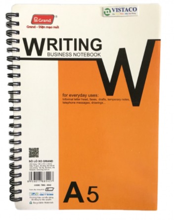 Sổ lò xo PGrand A5 8542  (200 tr 6q/lốc)