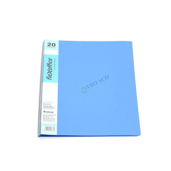 Bìa 20 lá A4 FO-DB01 xanh Thiên Long