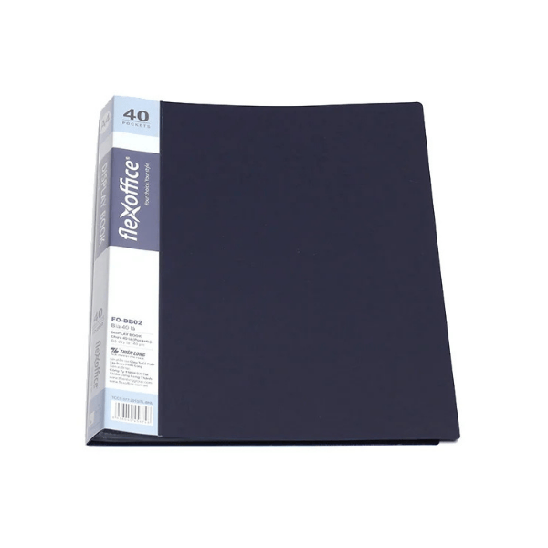 Bìa 40 lá A4 FO-DB02 xanh T40