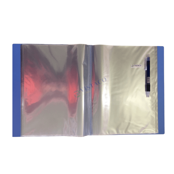 Bìa 60 lá A4 FO-DB03 xanh T40