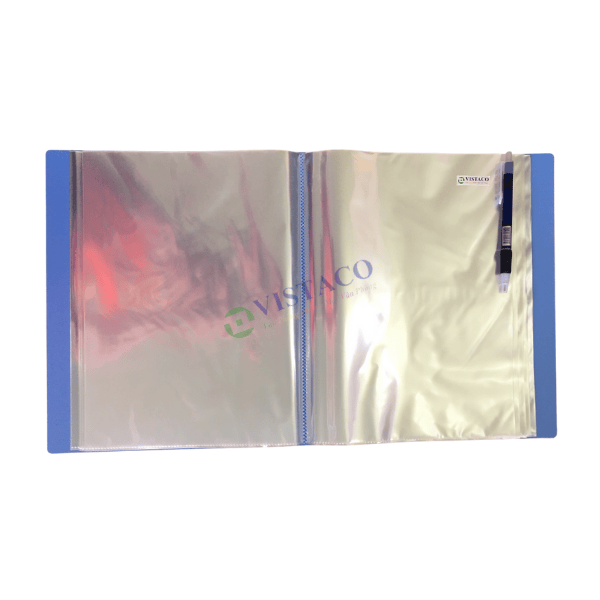 Bìa 80 lá A4 FO-DB04 xanh T30