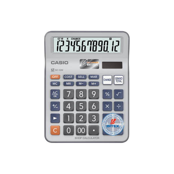 Máy tính CASIO DC12M (PL)