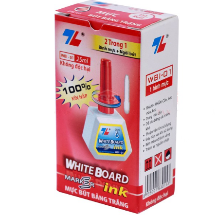 Mực bút lông bảng WBI-01 (đỏ) Thiên Long