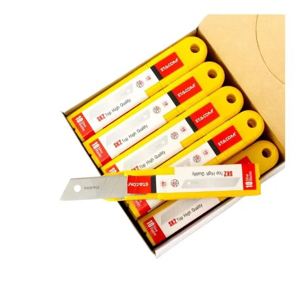Lưỡi dao rọc giấy E2018, hiệu Stacom