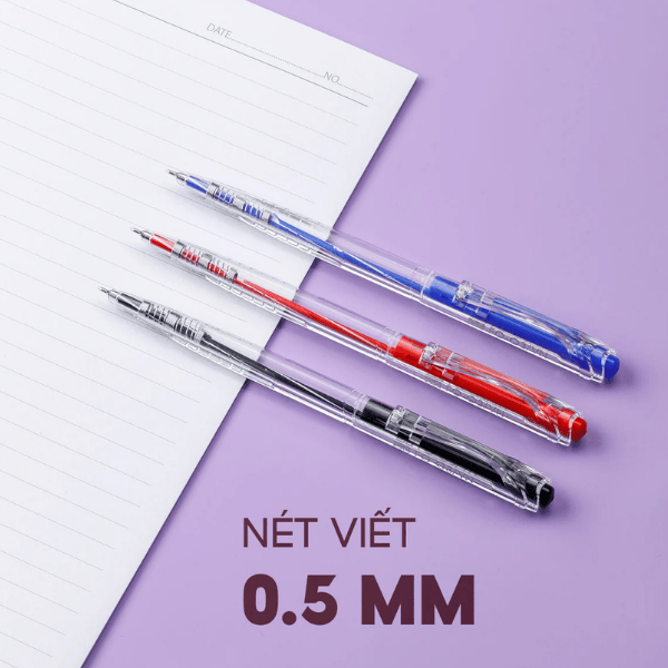 Bút bi FO-03 đỏ Flexoffice