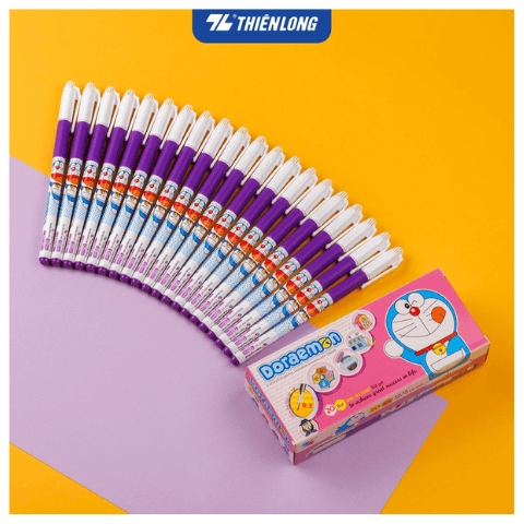 Bút Gel GEL-012/DO Thiên Long tím hộp 20