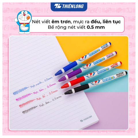 Bút Gel GEL-012/DO Thiên Long tím hộp 20