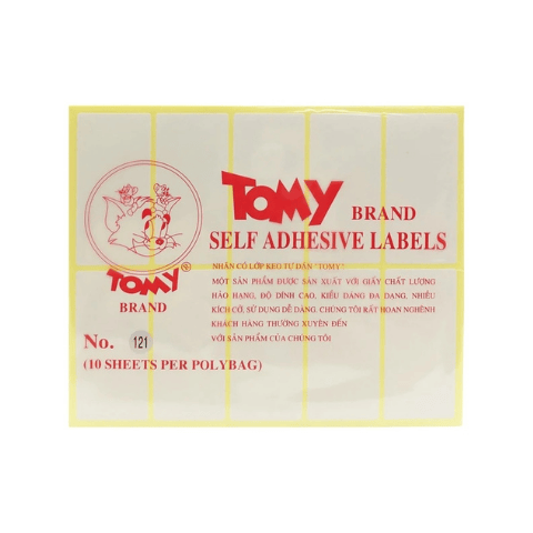 Giấy dán nhãn Tomy 10 tờ/xấp