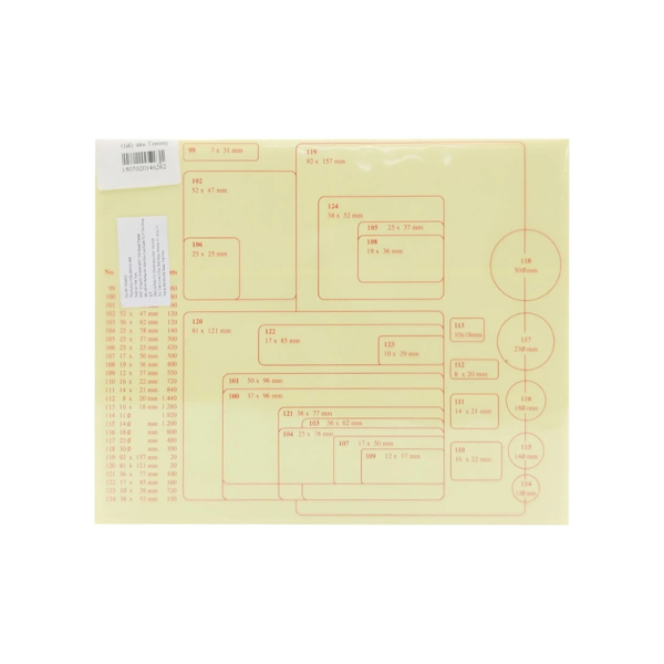 Giấy nhãn Tomy 101 10tờ/xấp