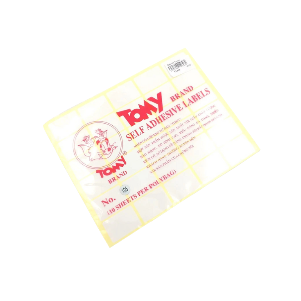 Giấy nhãn Tomy 105 10tờ/xấp