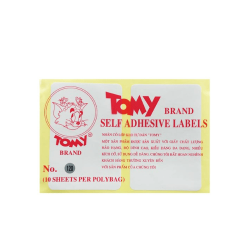 Giấy dán nhãn Tomy 10 tờ/xấp