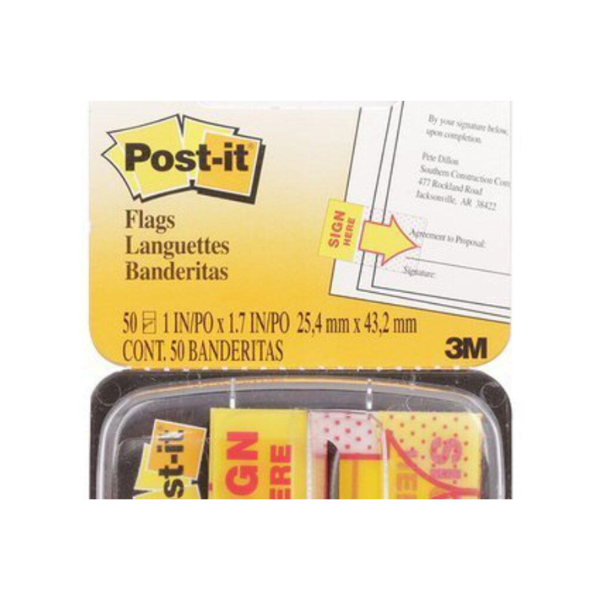 Giấy notes Sign here 3M  1x1.7 50 tờ/xấp