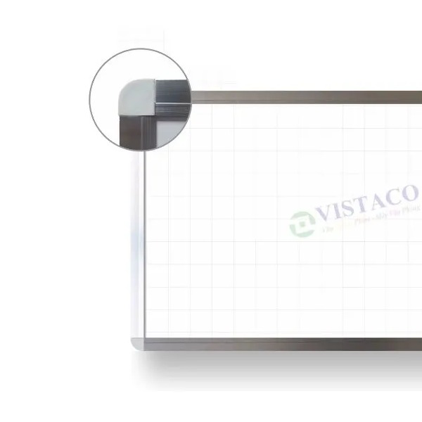 Bảng trắng Mica 120cm x 200cm bo góc
