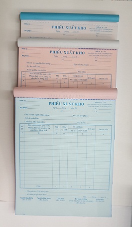 Phiếu xuất kho 3L A4 (50 bộ)