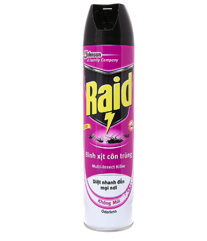 RAID - XIT CON TRUNG KHONG MUI 520ML