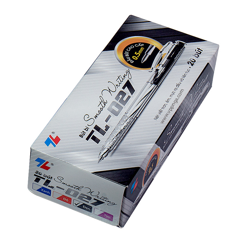 Bút bi TL027 đen Thiên Long ( Bút bi TL-027)
