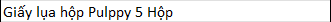 Khăn giấy lụa hộp Pulppy 5 hộp lốc 180 tờ (Giấy lụa hộp Pulppy 5 Hộp)