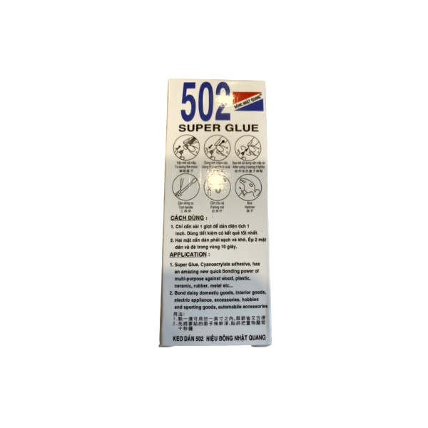 Keo dán sắt 502 Nhật Quang