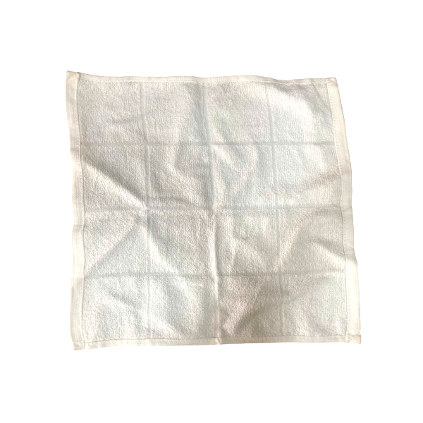 Khăn lau màu trắng 28cm*28cm ( K.TAY HL DET O 28*28CM*25G-L10 )