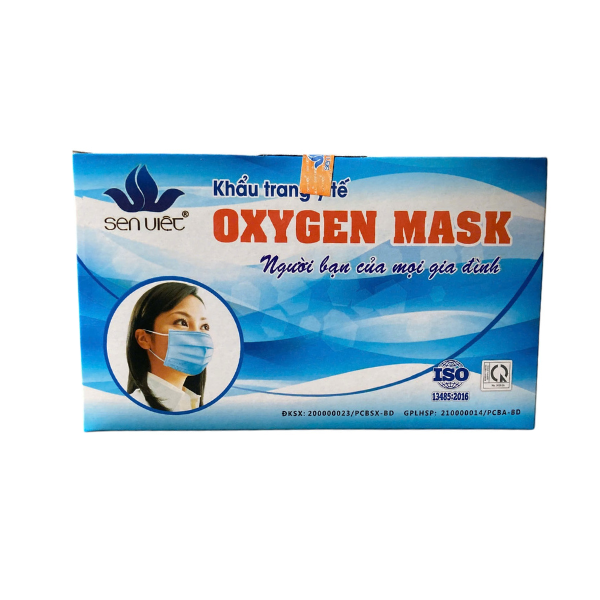 Khẩu trang y tế 4 lớp trắng ( Khẩu trang Oxygen Mask Trắng)