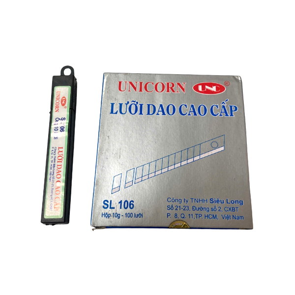 Lưỡi dao rọc giấy UNC nhỏ xanh 9mm