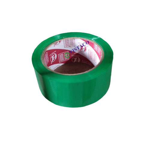 Băng keo màu xanh lá 4.8cm 80Y 43mic