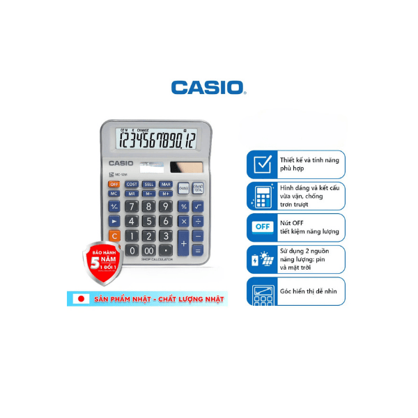 Máy tính Casio MC12M