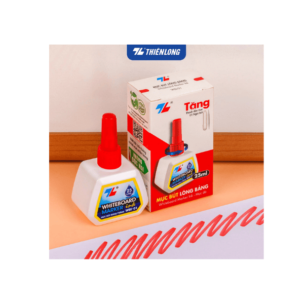 Mực bút lông bảng WBI-01 (đỏ) Thiên Long
