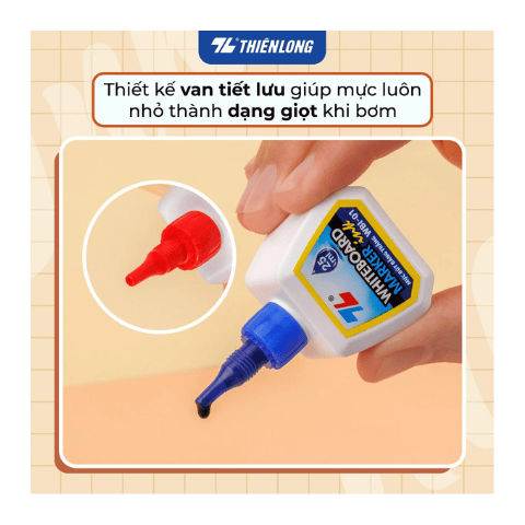 Mực bút lông bảng WBI-01 (Xanh) Thiên Long