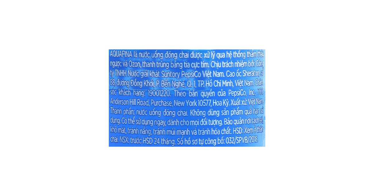 Nước uống tinh khiết Aquafina 500ml x 24chai