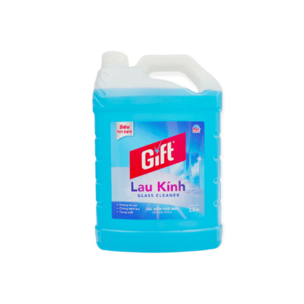 Lau kính Gift Sắc biển 3,8 lít