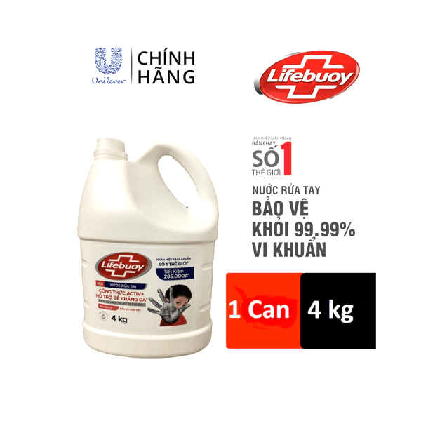 Nước rửa tay Lifebuoy BV KHOI VKK L.BEP 3.8Kg
