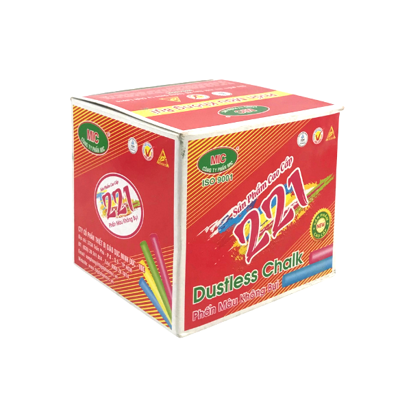 Phấn màu Mic không bụi 100 viên/hộp