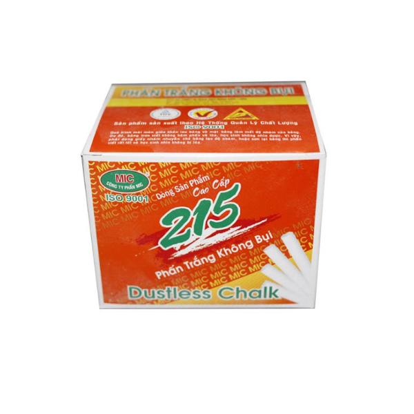 Phấn MIC trắng không bụi ( 100 viên/hộp) - PHẤN TRẮNG KB 100V - 221