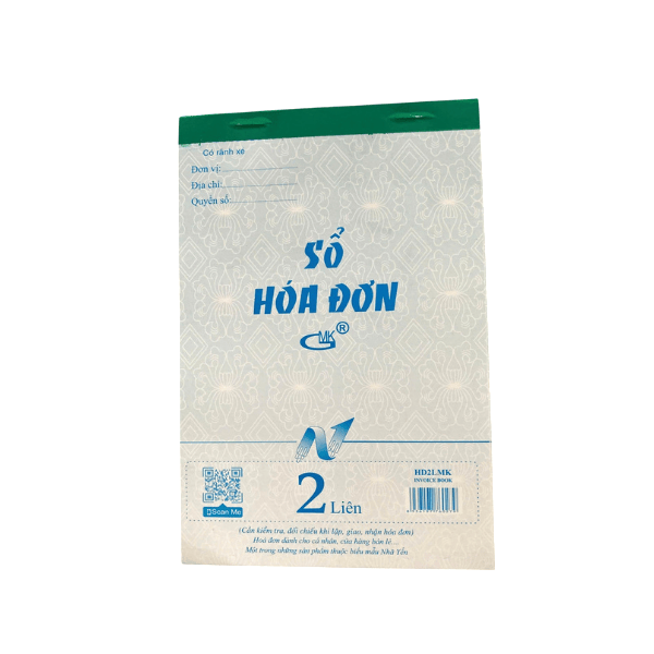 Phiếu hóa đơn bán lẻ carbon 2 liên 50 Bộ (100 tờ) 13*19