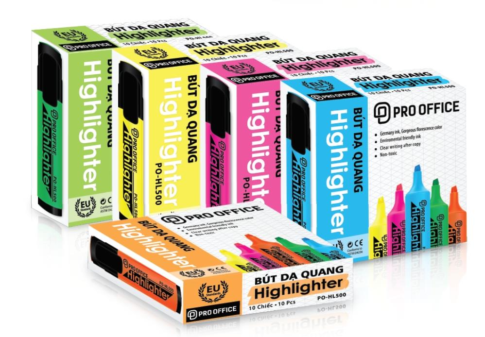 Bút dạ quang PO-HL500 cam (Class Mate)