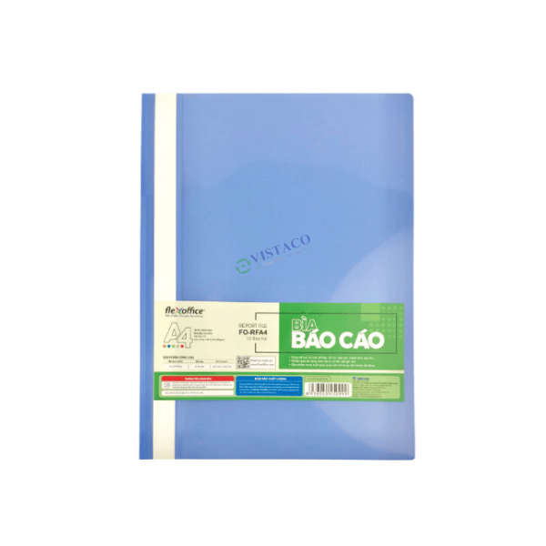 Bìa báo cáo FO-RFA4 xanh túi 10
