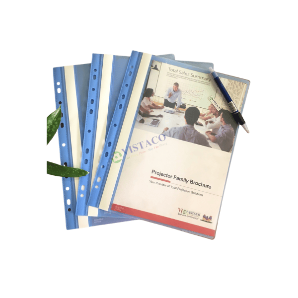 Bìa báo cáo FO-RFA4 xanh túi 10