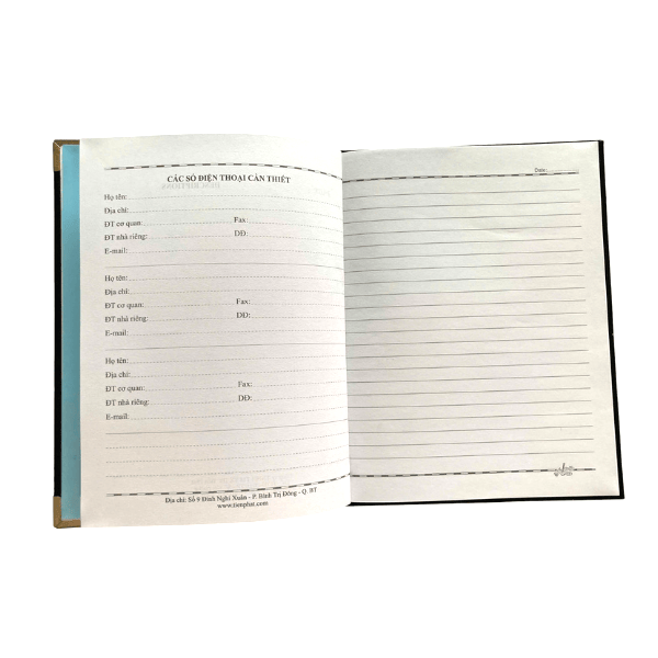 Sổ da CK7 Mỏng (16x21cm)