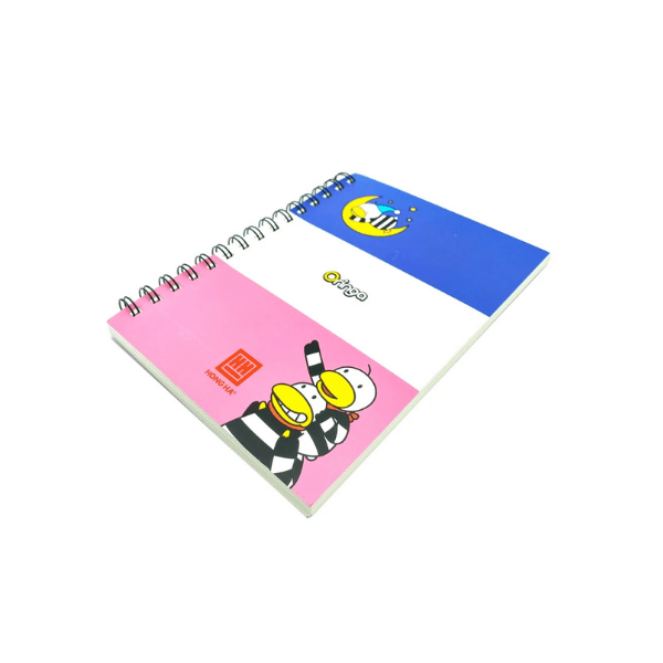 Sổ lò xo kẻ caro 200 trang A5 Hồng Hà Oringa - 4175