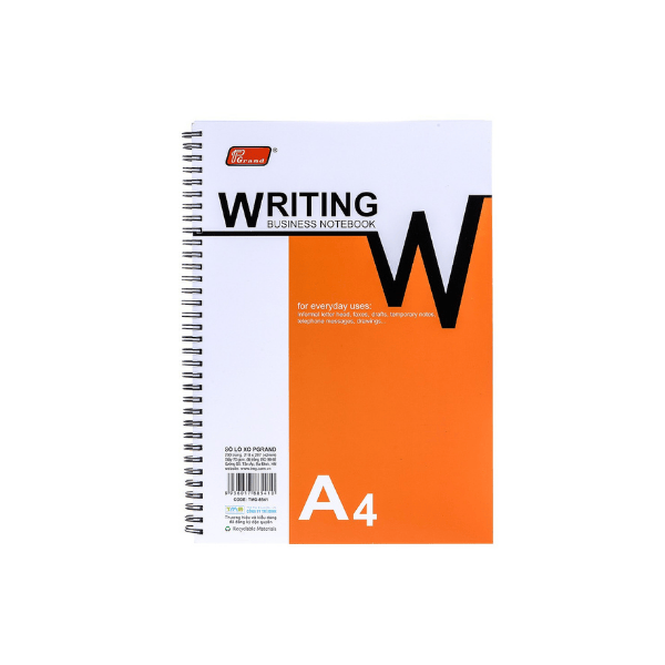 Sổ lò xo PGrand A4 (100trang 12q/lốc)