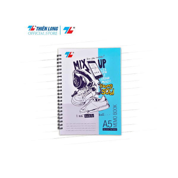 Sổ lò xo A5 TL 160tr MB004 70gms ( Sổ Lò Xo A5 MB004 )