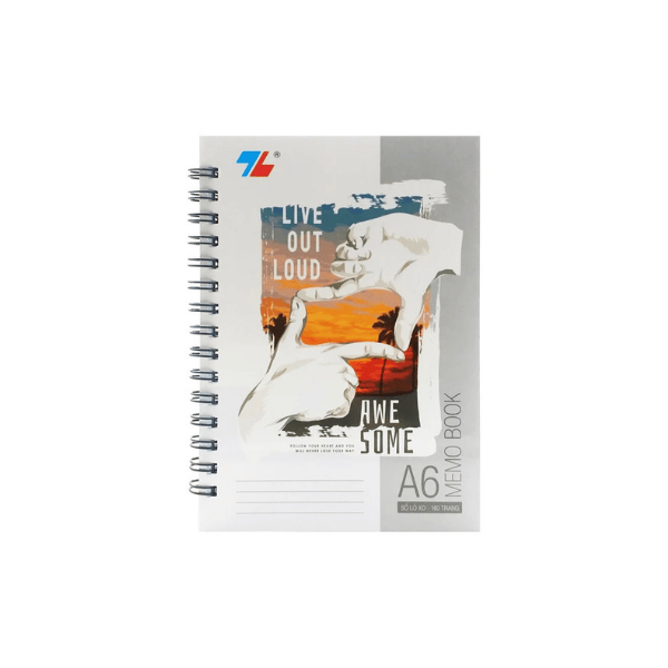 Sổ lò xo A6 TL 160tr MB003 70gms