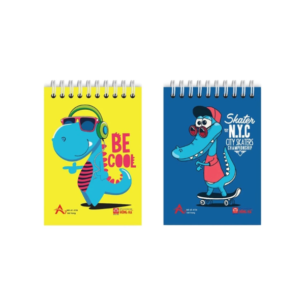 Sổ lò xo Hồng Hà 160 trang A7 Landscape - Sổ tay 4136