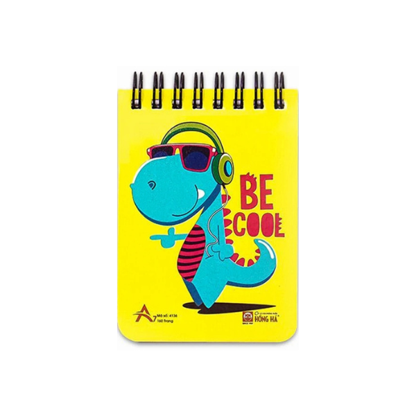 Sổ lò xo Hồng Hà 160 trang A7 Landscape - Sổ tay 4136