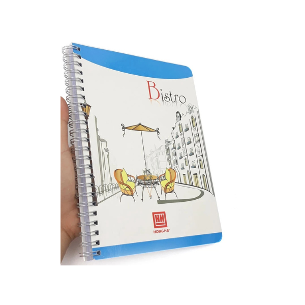 Sổ lò xo 200 trang A5 Hồng Hà Bistro - 2837